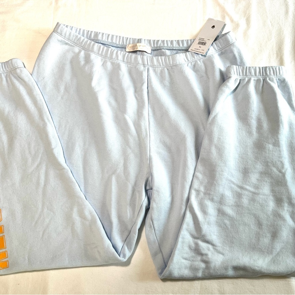 Spiritual Gangster Light Blue Sweatpants joggers Carpe Diem L or XL NWT - Picture 8 of 8